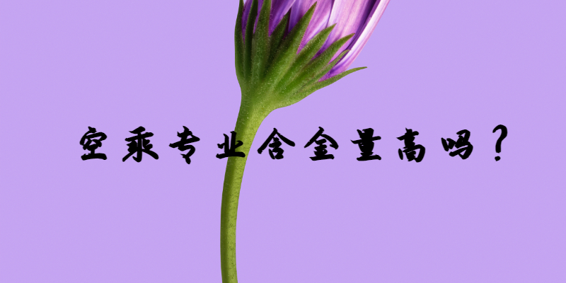 空乘專業(yè)含金量高嗎？